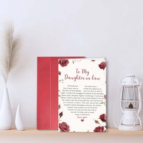 Heartfelt Thank You Card for Daughter-in-Law - Wedding Gift