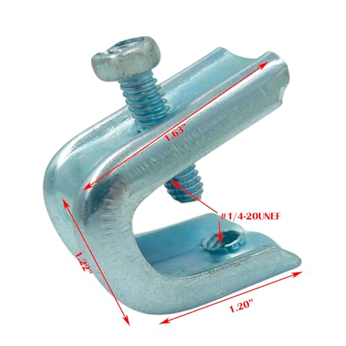 Stainless Steel Fireplace Damper Stopper Clamp for Gas Logs - Pack of 2