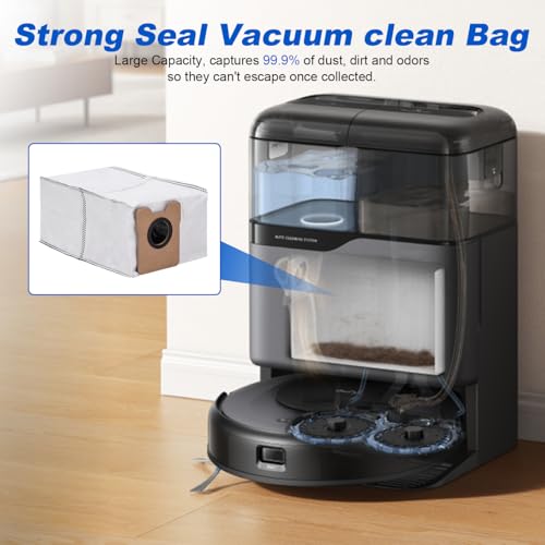 Eufy C20/C10 Vacuum Dust Bags - 8 Pack Replacement with Large Capacity