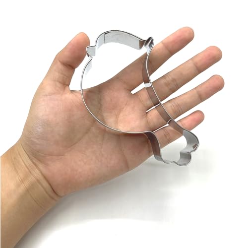 LILIAO Bird Cookie Cutter - 3.8" Stainless Steel, Dishwasher Safe