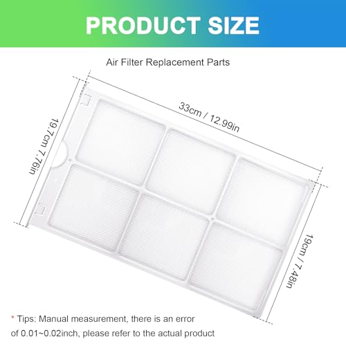 WJ85X21746 GE Air Conditioner Filter Replacement - 12.99x7.48in
