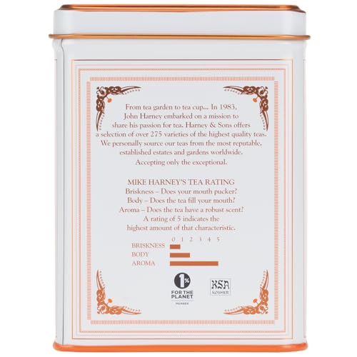 Harney & Sons Hot Cinnamon Spice Black Tea - 20 Pyramid Sachets