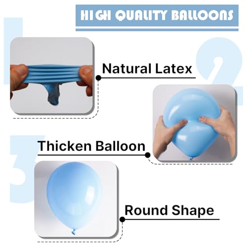PartyWoo 101pcs Pastel Balloons - 12 Inch Rainbow Balloons for All Occasions