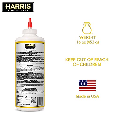 HARRIS Boric Acid Roach & Silverfish Killer Powder with Lure 16oz - Pack of 1