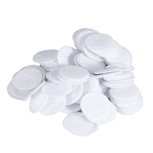 Salmue 100 Pcs Cotton Beauty Machine Filters for Dermabrasion and Blackhead Removal