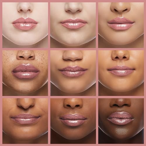 Oulac Light Pink Metallic Lipstick – Hydrating Vegan Shimmer Lip Color