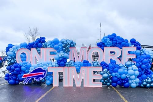 Blue Balloon Arch Kit - 102pcs Royal, Pastel & Metallic Blue Balloons