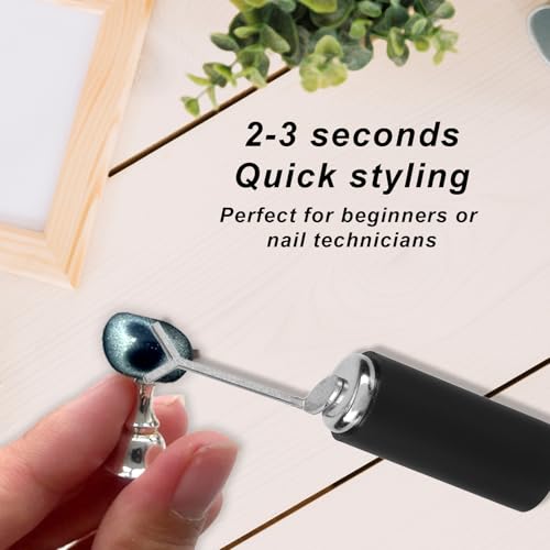 BOXOB 4-Piece Cat Eye Magnet Tool Set for Nail Art Design