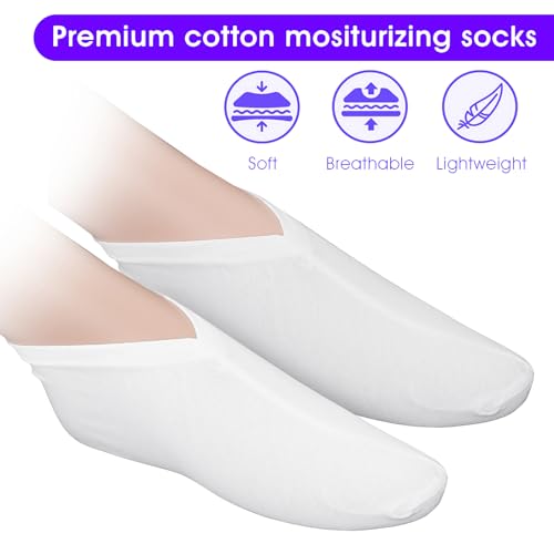 Qianyu Moisturizing Gloves and Socks Set for Dry Hands and Feet Care
