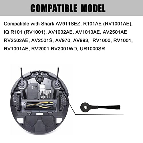 8-Pack Side Brushes for Shark IQ Robot Vacuum, Compatible Replacement Parts
