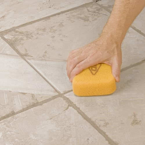 QEP Extra Large Grouting and Cleaning Sponge, 7.5 x 5.5 Inch, 6-Pack