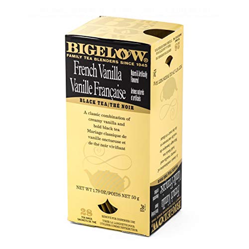 Bigelow French Vanilla Tea - 28 Count Box (Pack of 1) Premium Black Tea