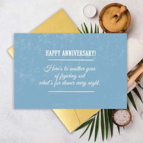 Funny Anniversary Card for Couples - Humorous & Heartfelt
