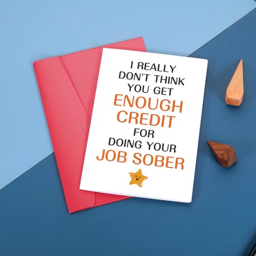 Funny Boss Appreciation Greeting Card for Men and Women - Boss Day Gift