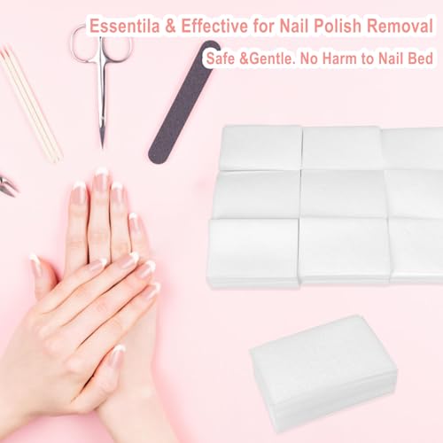 Eyxformula Lint-Free Nail Wipes 270 Pcs Gel Polish Removal Cotton Pads