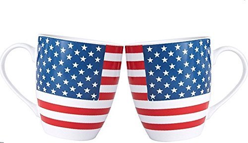 PFALTZGRAFF American Flag Coffee Mug Pair