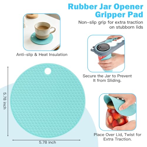3-Piece Jar Opener Set for Weak Hands - Ergonomic Kitchen Tool