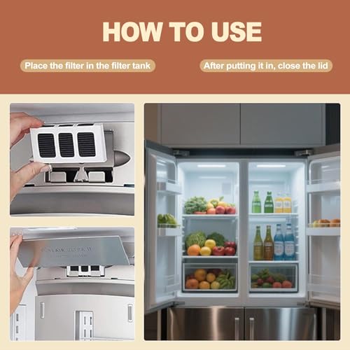 6-Pack Refrigerator Air Filter Replacement for Electrolux & Frigidaire