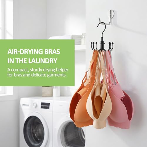 OMHOMETY Black Tank Top & Bra Hanger - 24 Capacity Organizer