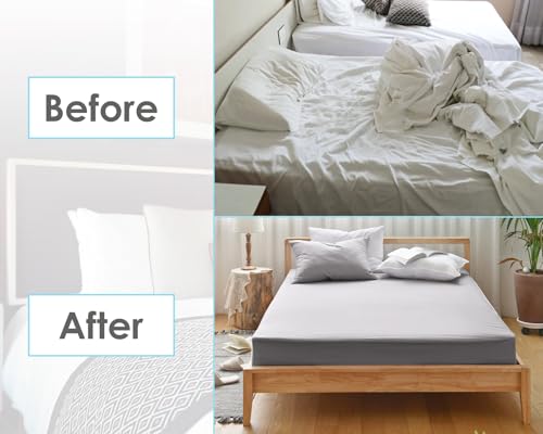 Adjustable Bed Sheet Holder Straps for Queen & King Beds - 2 Pack