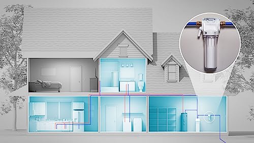 GE FXWSC Whole House Water Filter - 2 Pack for Sediment Reduction