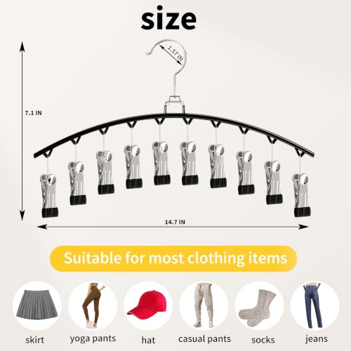 Space-Saving Legging Hangers for Closet Organizer - 2 Pcs