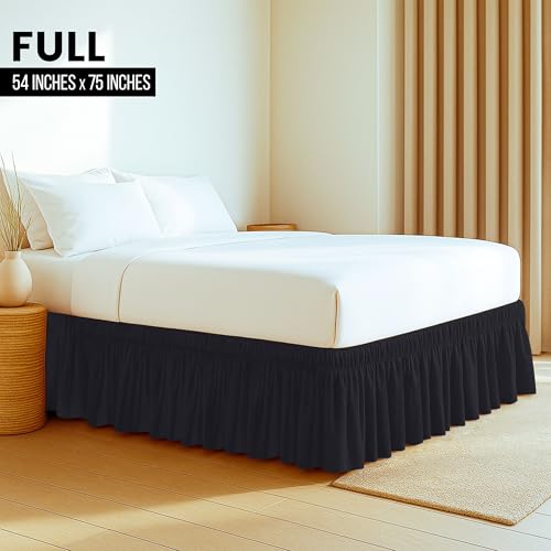 Utopia Bedding Full Bed Skirt - 16 Inch Drop, Easy Fit Design
