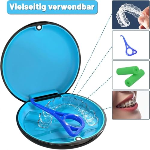 BVN Slim Retainer Case – Portable Dental Storage with Magnetic Lock