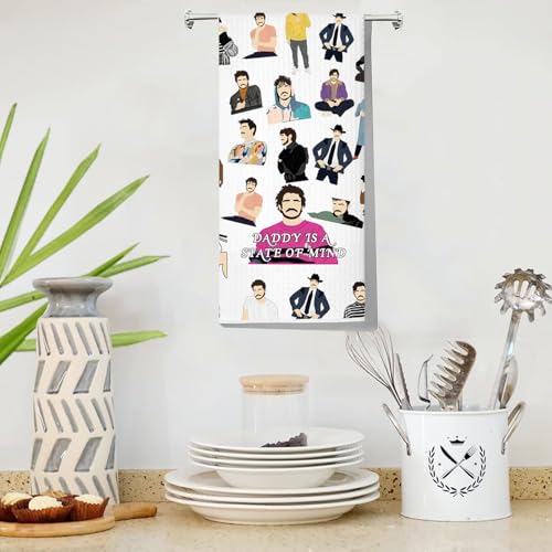 Daddy Is A State of Mind Kitchen Towel - Waffle Weave Pedro Gift