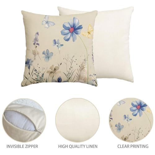 Family is Everything Decorative Throw Pillow Covers - Set of 4, 18x18 Inch