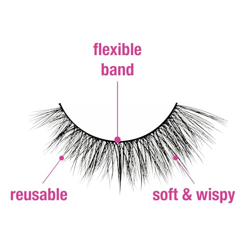 L.A. Colors 3D Faux Mink False Eyelashes - Andie