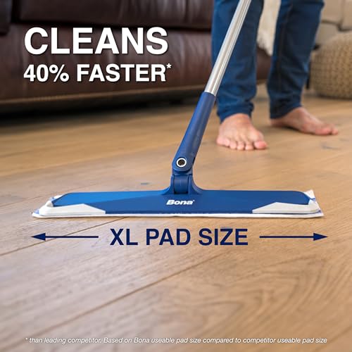 Bona Hardwood Floor Cleaning Pads - Unscented, 12 Count, Pack of 2