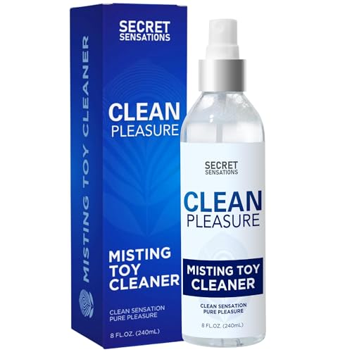 Secret Sensations 8 Fl Oz Adult Toy Cleaner Spray - Gentle & Effective Hygiene