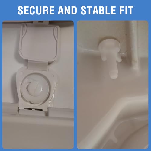 A.I.FORCE 6-Pack Plastic Toilet Seat Hinge Bolt & Screw Replacement Kit