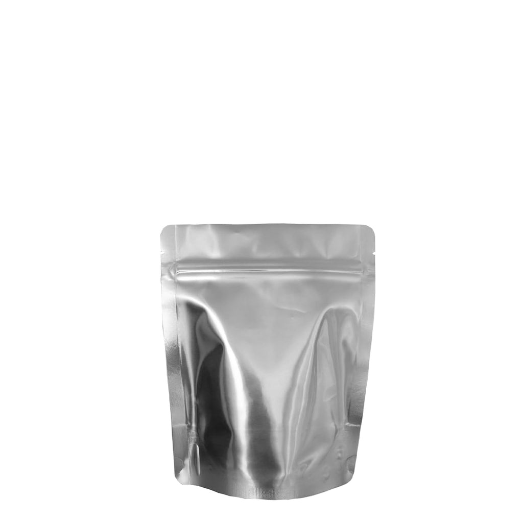 PackFreshUSA: 7 Mil - Pint Seal-Top Stand Up Mylar Bags - 100cc Oxygen Absorbers - Heat Seal - Long-Term Food Storage - 100 Pack