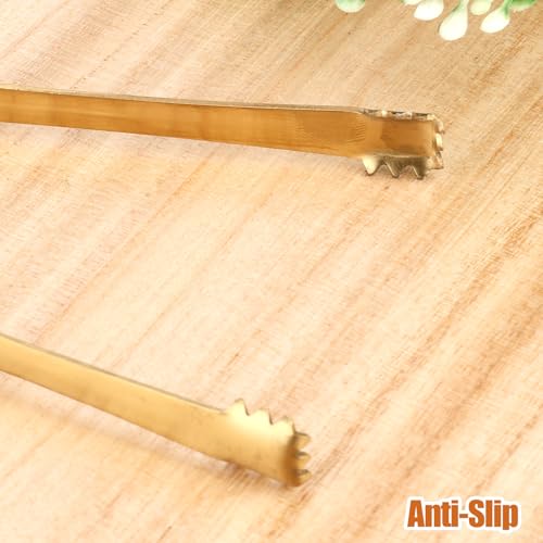 Stainless Steel Egg Chalaza Remover Tongs - 5.98 Inch Gold Kitchen Tool