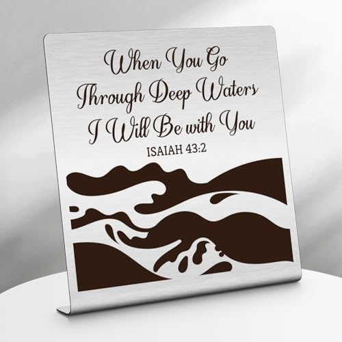 Inspirational Bible Verse Decor Sign - Christian Gifts for Home & Office
