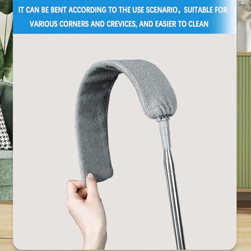 3-Piece Microfiber Gap Cleaning Duster Set with Retractable Handle