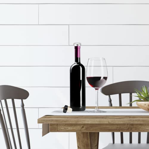 OGGI T-Shaped Wine Corks 2-Piece Set, Reusable Low-Profile Bottle Stoppers