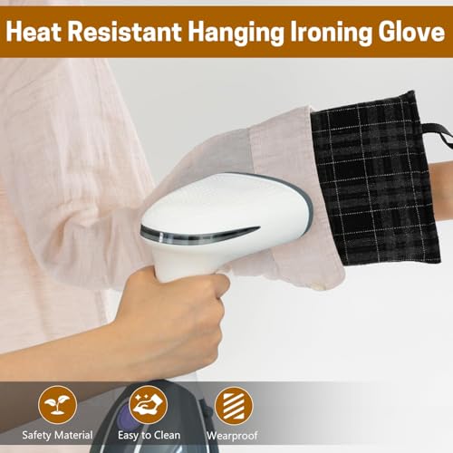 SWISSELITE Heat-Resistant Garment Steaming Glove for Handheld Steamers