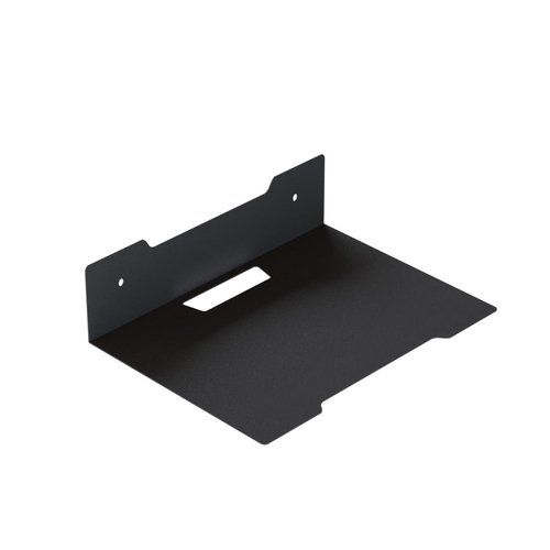 PzewMo Floating Metal Wall Mount Shelf,Shelf for Projector,TV Cable Box,Router,Speaker,Sound Bar,Camera,Gaming,Decor Display (1, Medium)