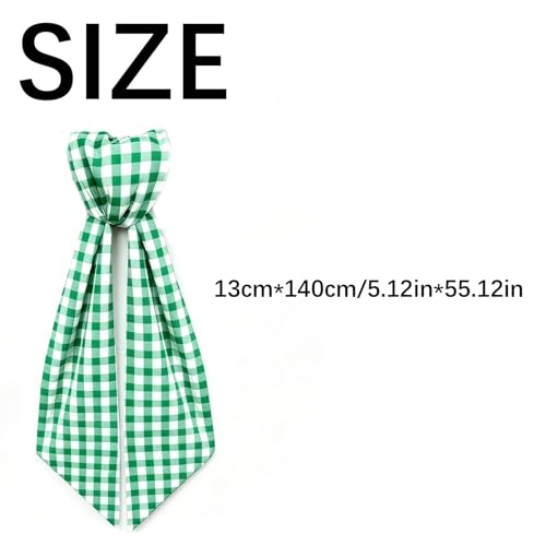 Navy Blue Gingham Wreath Sash for Front Door Decor, 55.12"