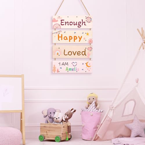 Unicorn Castle LED Girls Room Decor with Inspirational Quotes