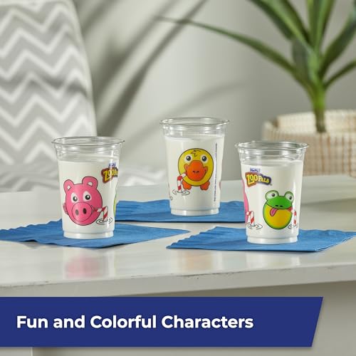 Hefty Zoo Pals Kids Cups - 10oz, 25ct, Fun Animal Print
