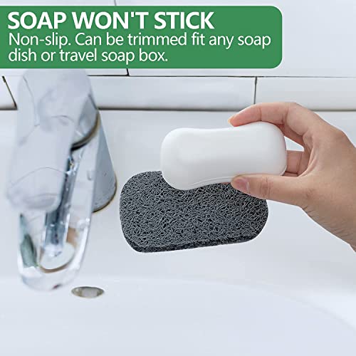 8-Color Soap Saver Pads for Bar Soap - Self-Draining Soap Holders