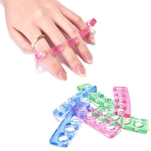 KADS Silicone Toe Separators 2pcs for Nail Art and Pedicure Care