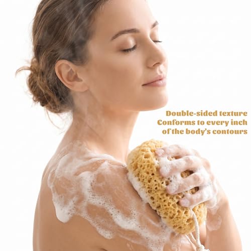 Aphumedc 2-Pack Soft Large Bath Sponges for Shower Exfoliating Body Scrubber