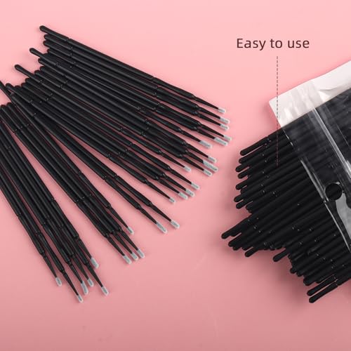 400 Pcs Micro Applicator Brushes for Eyelash Extensions and Makeup