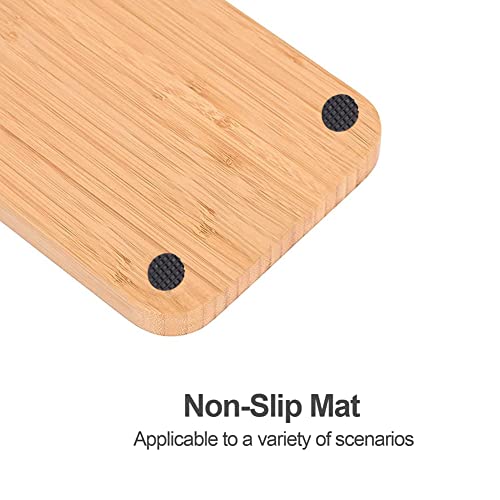 Bamboo Vanity Tray for Bathroom Storage - 11.8 x 6 in