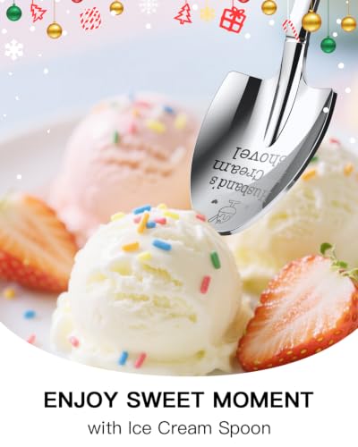 Large Ice Cream Shovel for Men - Husband Christmas Stocking Stuffer - White Elephant Gift